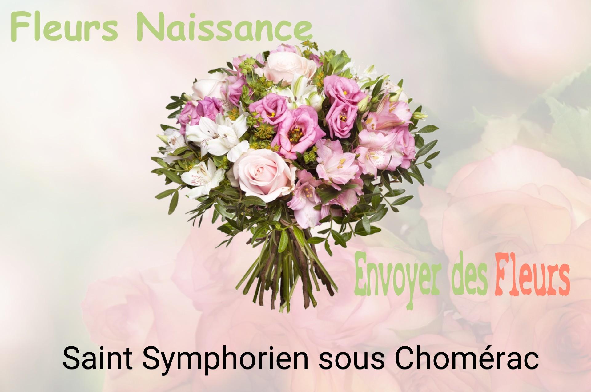 Bouquet de fleurs de naissance livré à Saint-Symphorien-sous-Chomérac